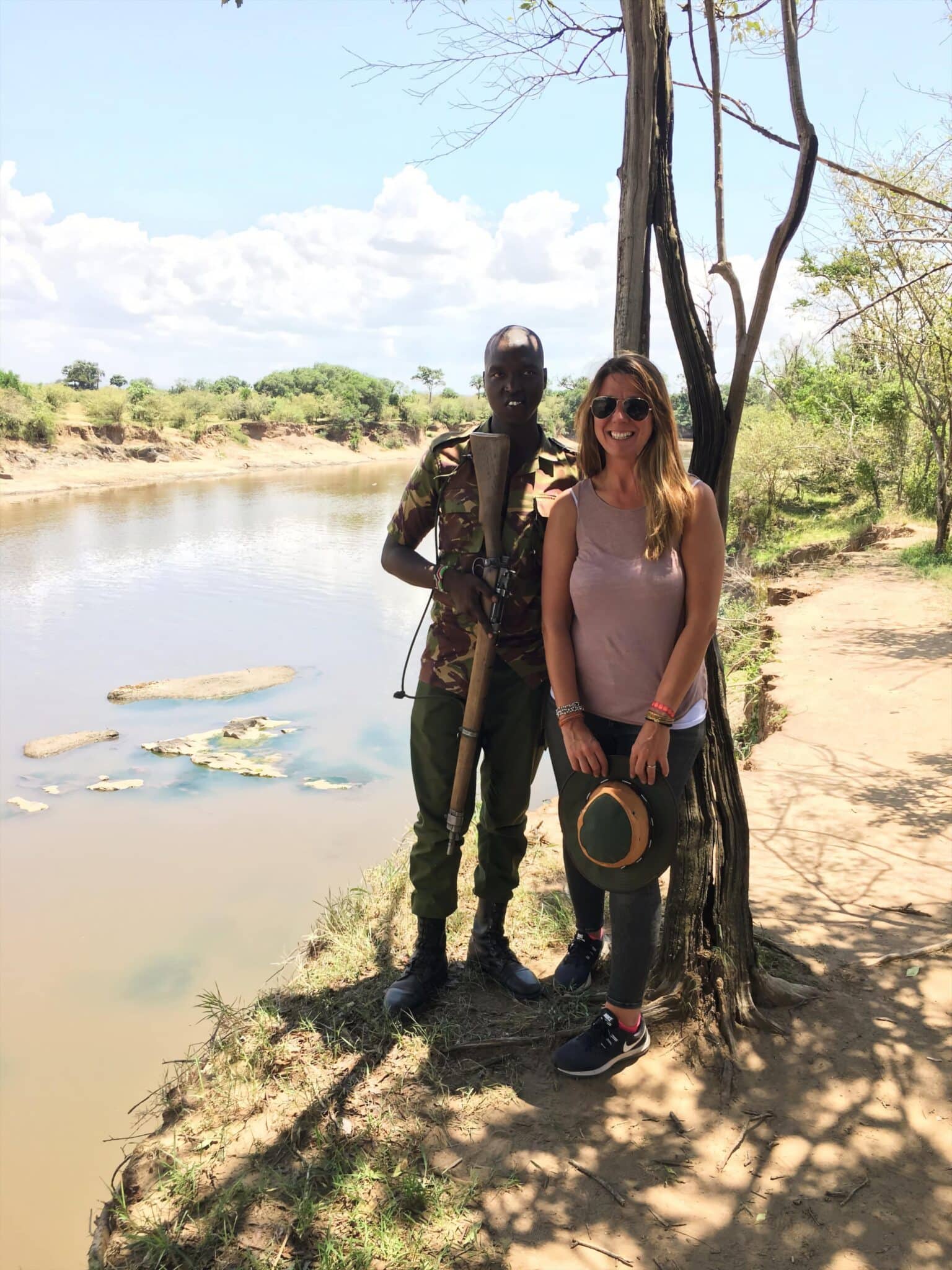 Noelia Espinosa en Kenia en 2018, viaje de exploración con ANBU Viajes.
