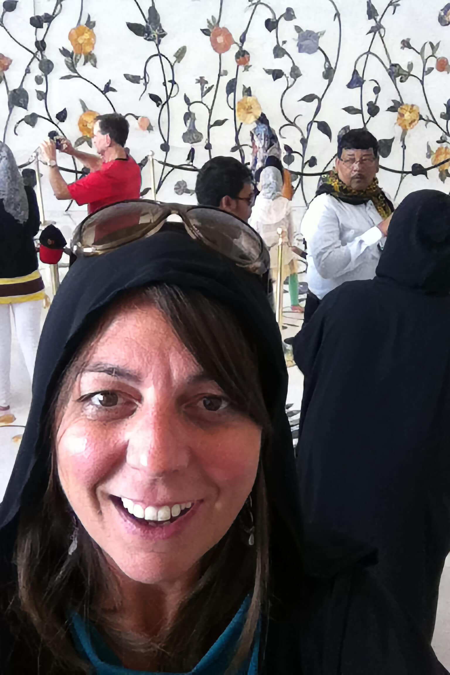 Noelia en Abu Dabi en 2013, viaje de exploración con ANBU Viajes.