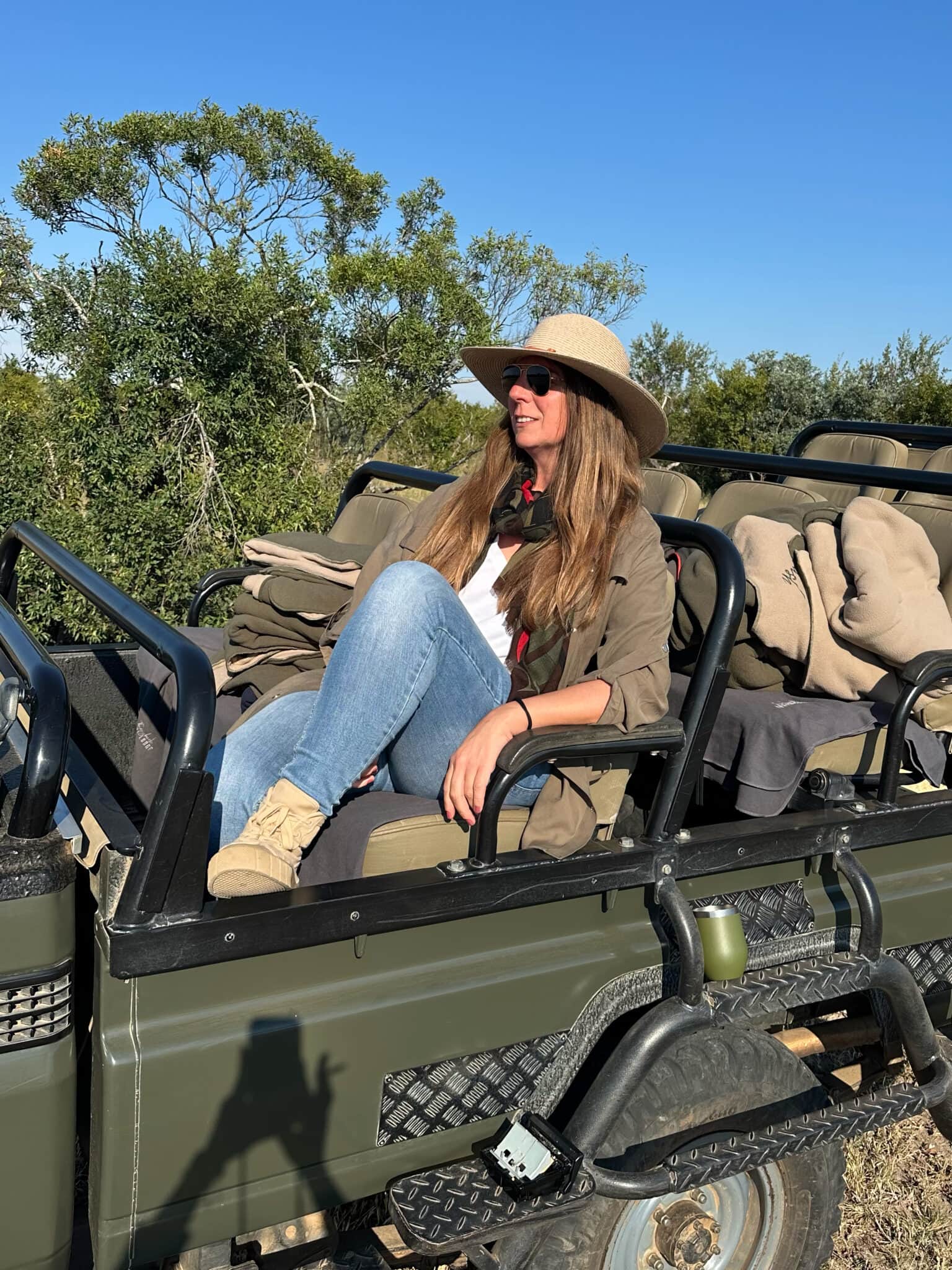 Noelia Espinosa en Sudáfrica en 2025, viaje de exploración con ANBU Viajes.