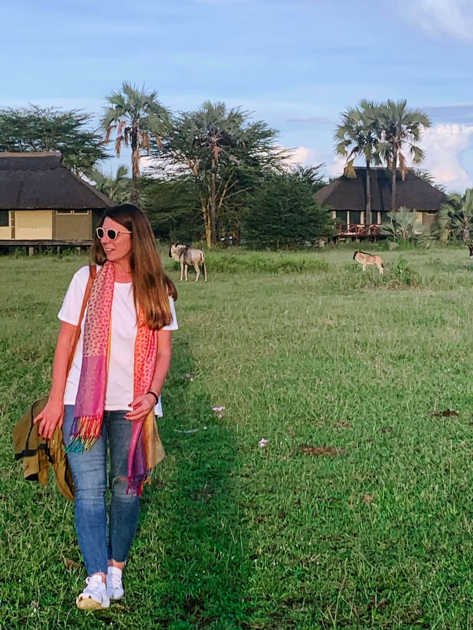 Noelia Espinosa en Maranmboi Tented Lodge Tanzania Africa 2021