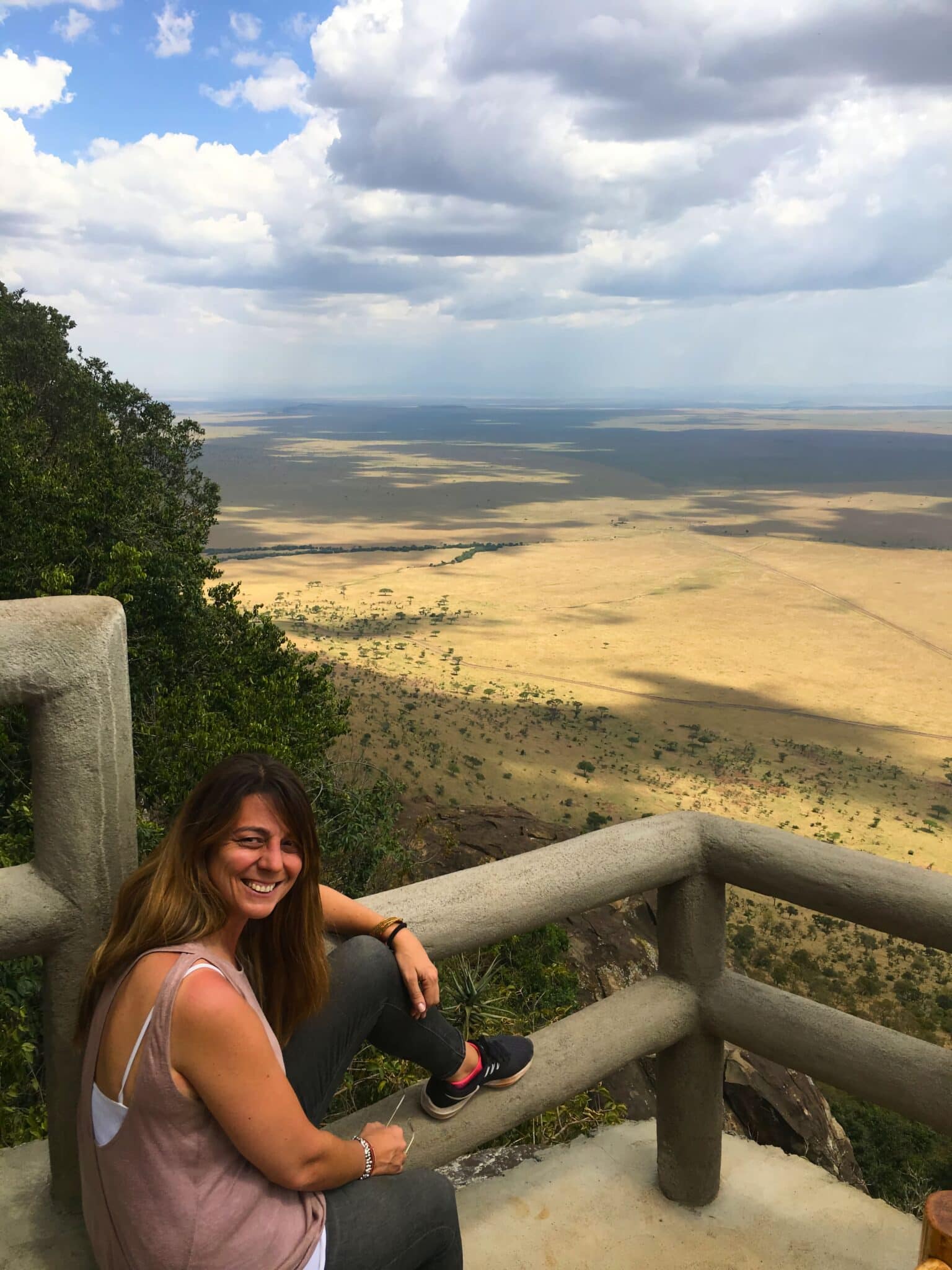 Noelia Espinosa en Masai Mara, Kenia, en 2018